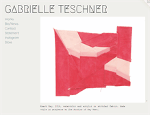 Tablet Screenshot of gabrielleteschner.com